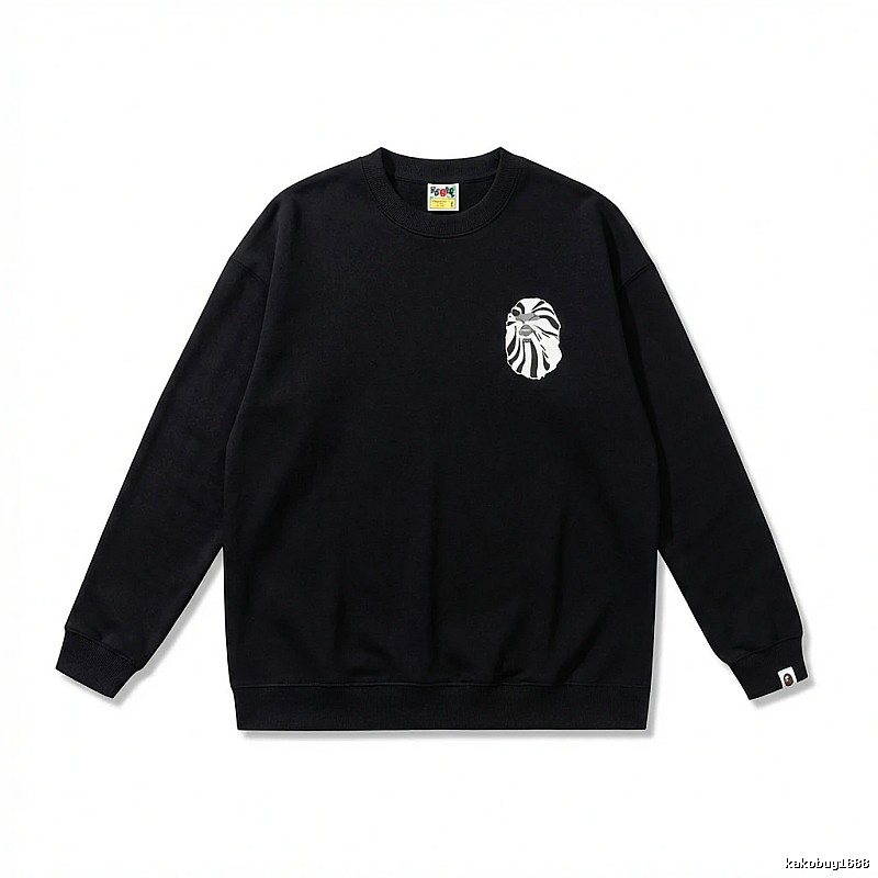 Bape Ape Head Casual Black Sweatshirt