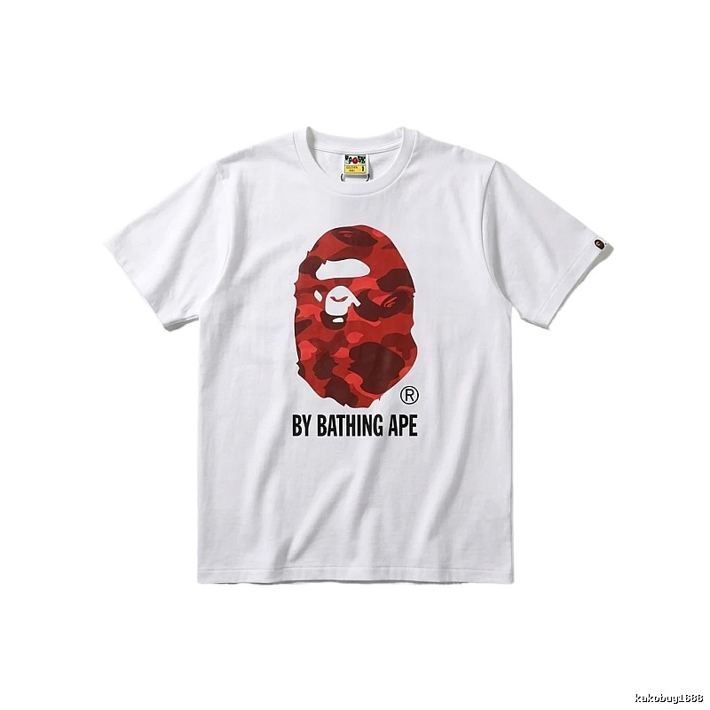 Bape ape head print white T-shirt