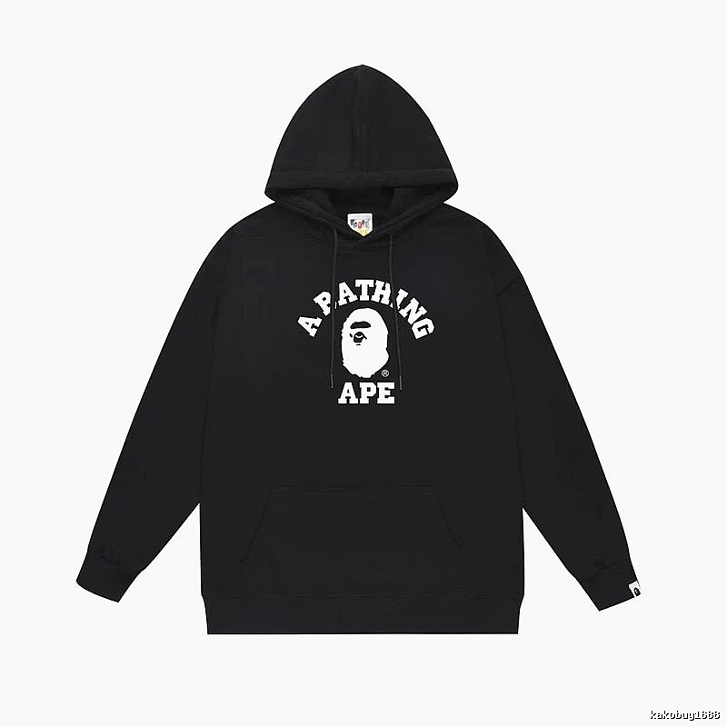 Bape Ape Head Simple Black Sweatshirt