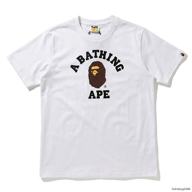 Bape Ape Head Simple White T-shirt