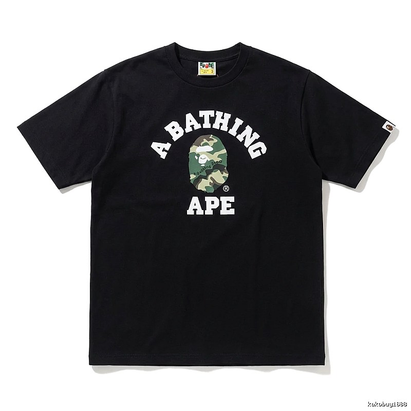 Bape Ape Head Trendy Black T-shirt