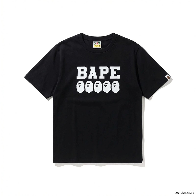 Bape Ape Head Trendy Black T-shirt