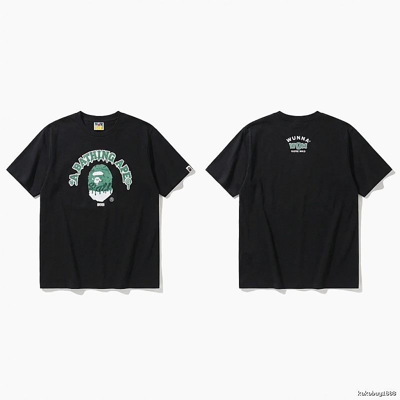 Bape Ape Head Trendy Black T-shirt