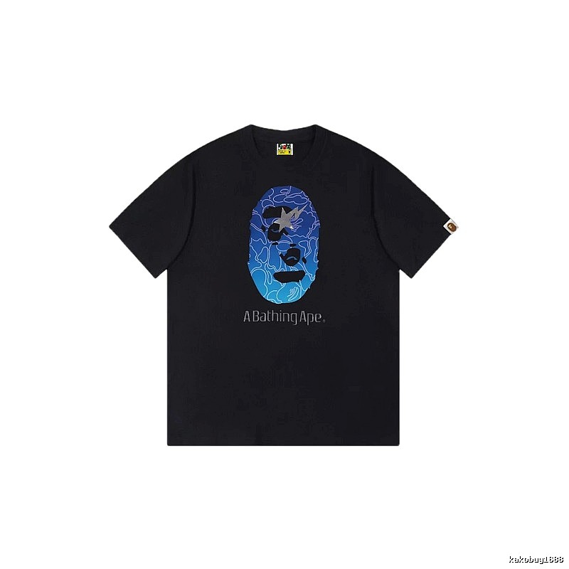 Bape Ape Head Trendy Cool Black T-shirt