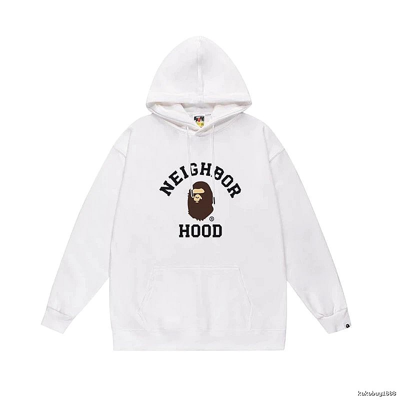 Bape Ape series white hoodie