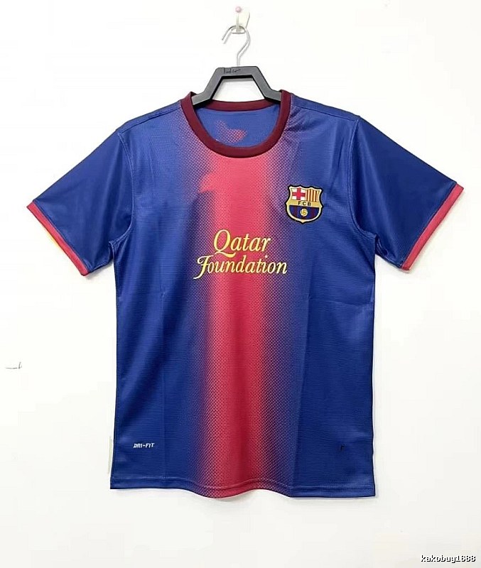 Barcelona Gift Ready Retro soccer jersey Blue Red Barcelona with Fresh Pattern