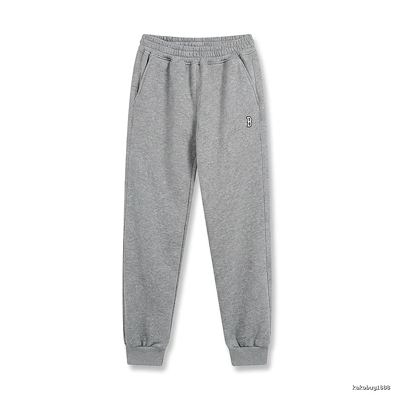 Basic style casual gray sweatpants of MLB