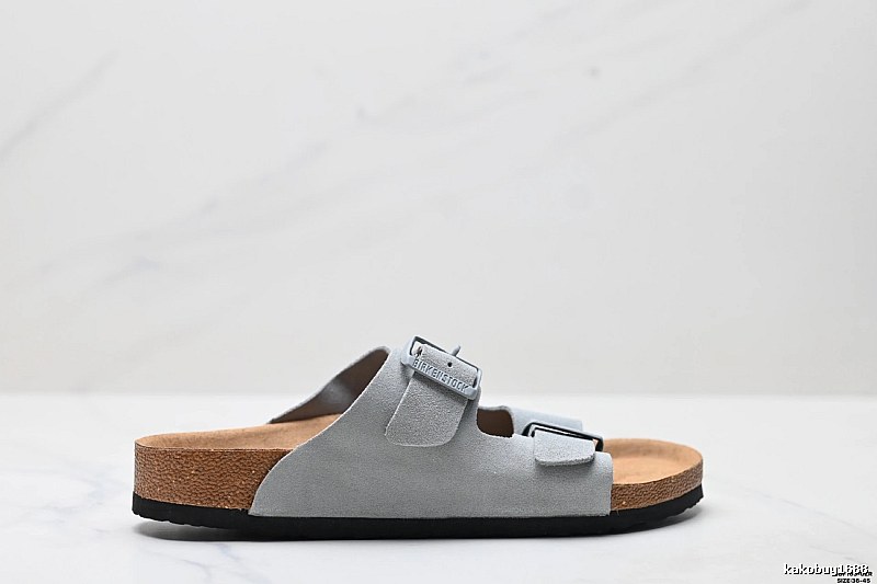 Birkenstock Arizona Casual Light Gray Slide Sandals