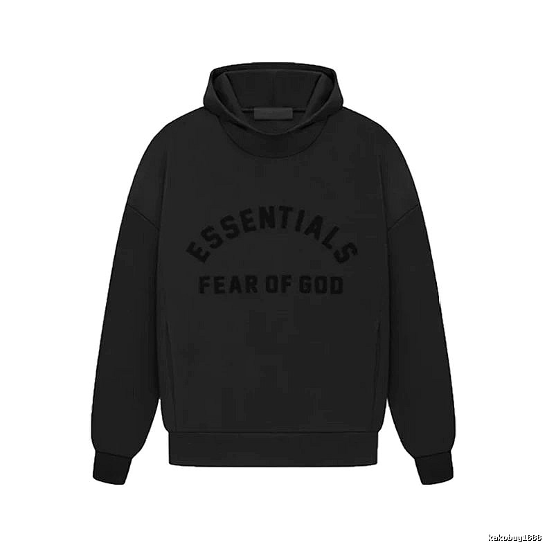 Black Winter Fleece Hoodie for Casual Layers