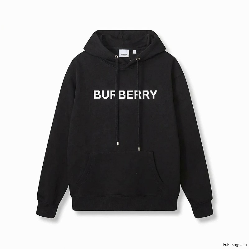 Burberry pixel-style black sweatshirt