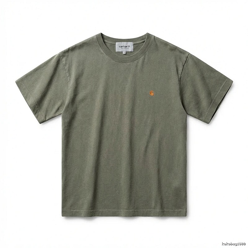 Carhartt basic retro style olive green T-shirt