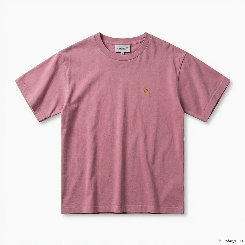 Carhartt basic simple style pink T-shirt