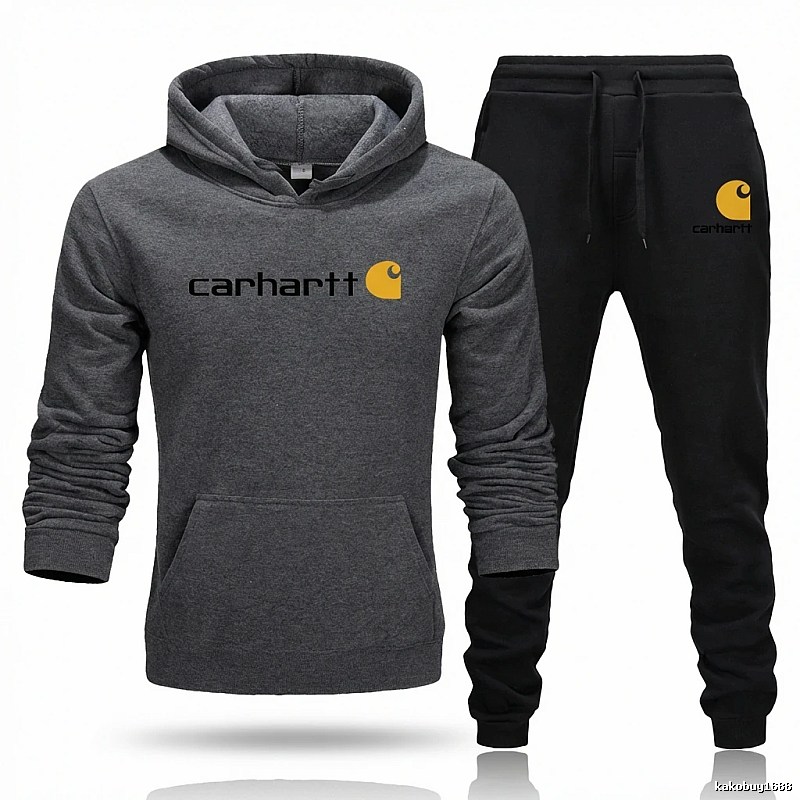 Carhartt Casual Gray-Black Sportswear Set