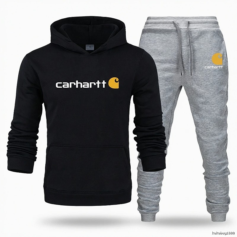 Carhartt casual style black and gray suit