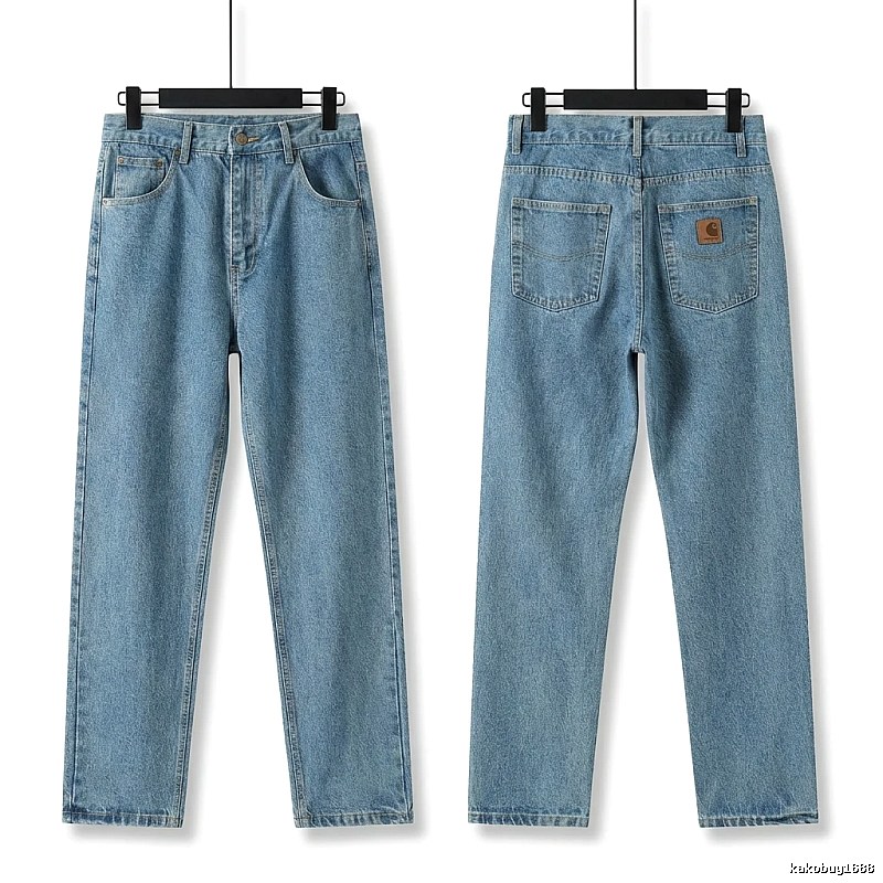 Carhartt retro-style light blue jeans