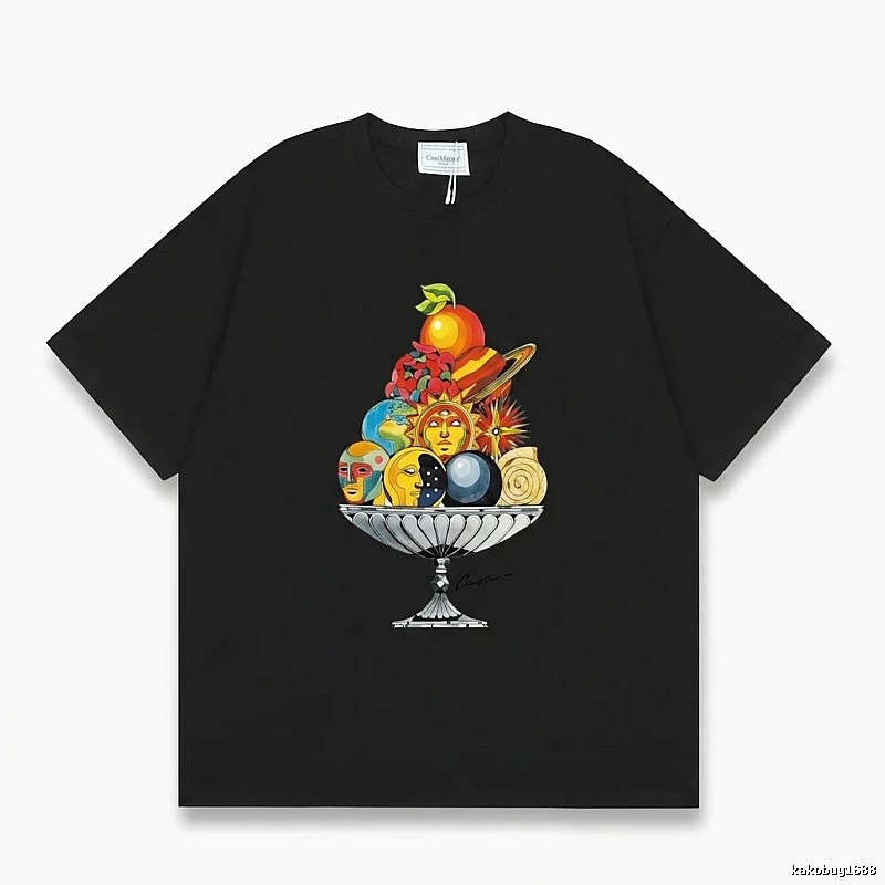 Casablanca Fruit Print Style T-shirt