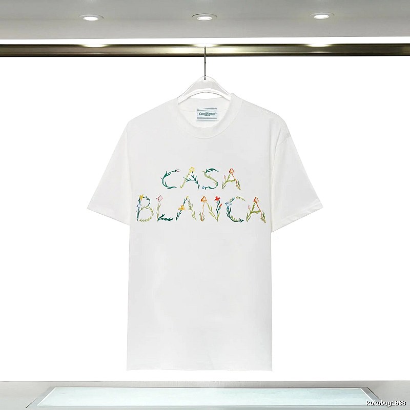 Casablanca - style printed white T - shirt