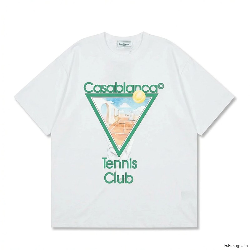 Casablanca Tennis Style White T-shirt