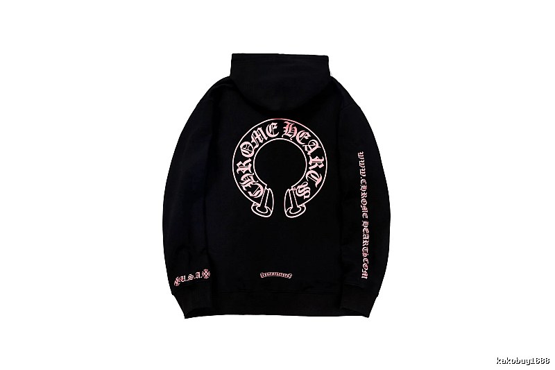Chrome Hearts 2088-76 Black Cross Graphic Hoodie Commuter Look