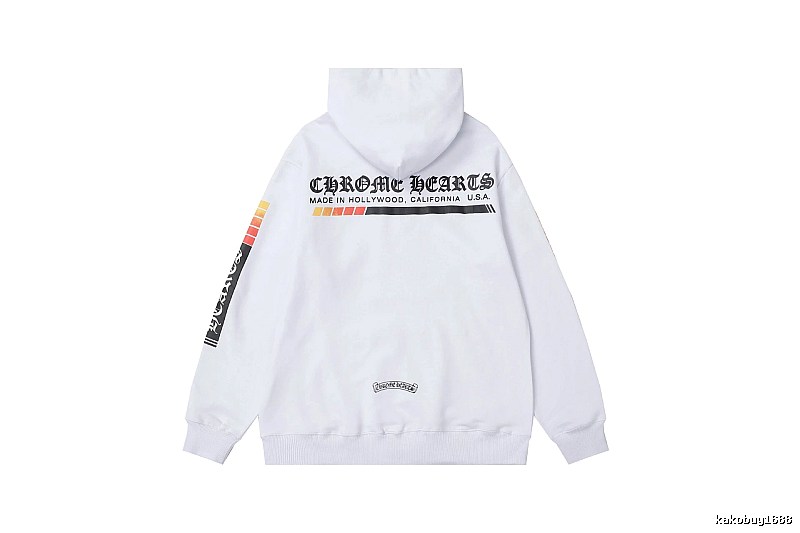 Chrome Hearts 2089-36 White Cross Graphic Hoodie Smart Casual