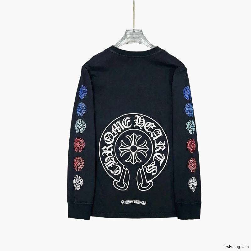 Chrome Hearts Colorful Print Black Hoodie