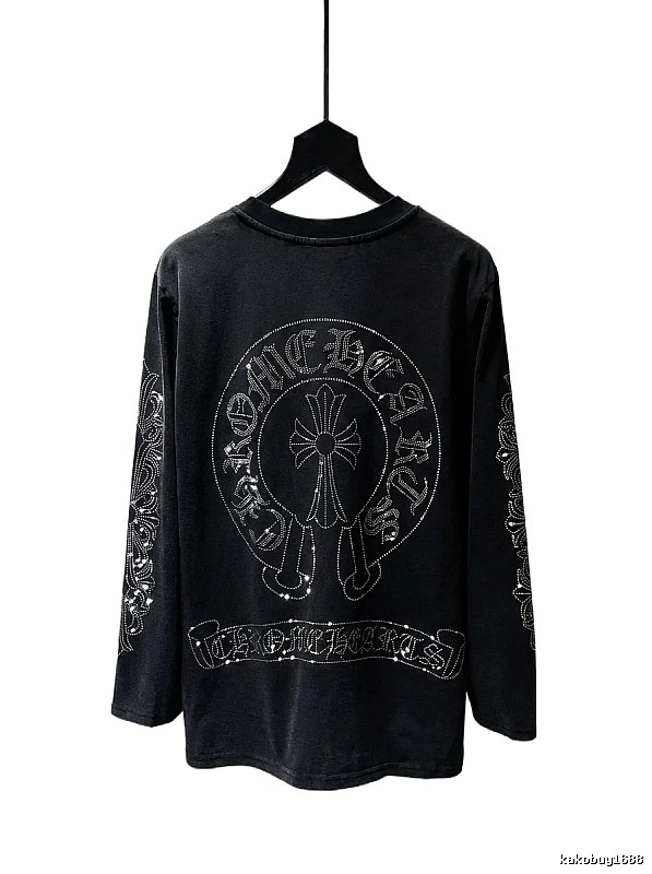 Chrome Hearts Cross Dark Style Black T-shirt