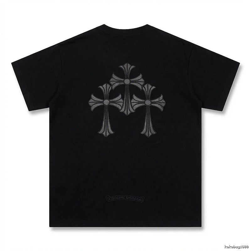 Chrome Hearts Cross Print Black T-shirt