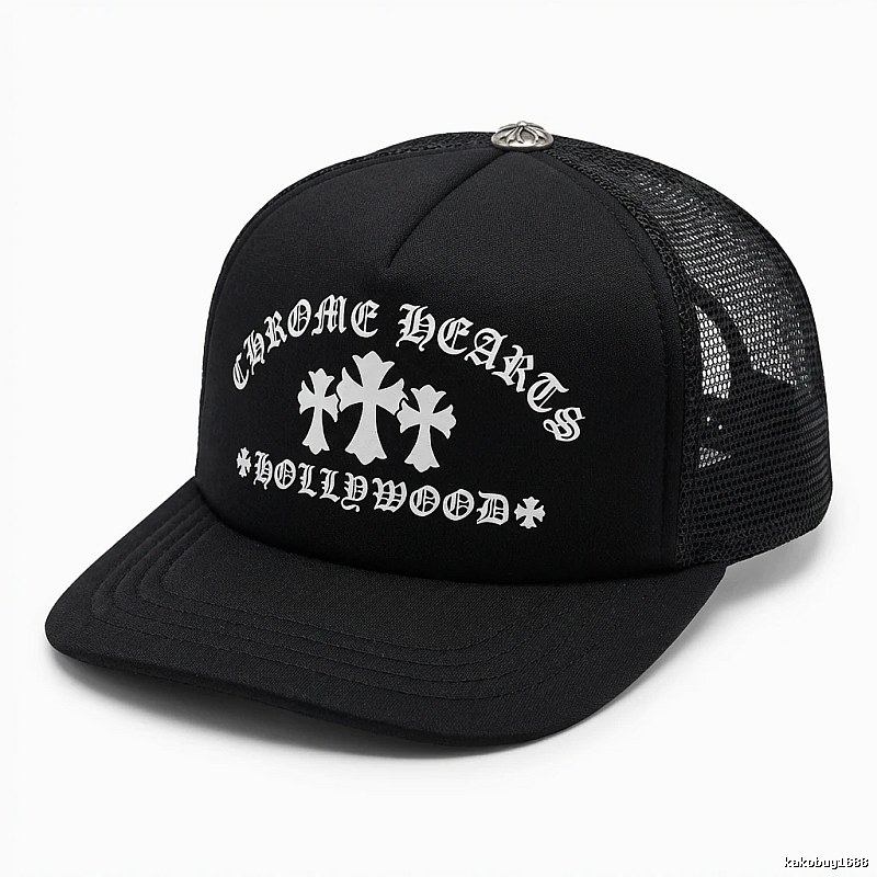 Chrome Hearts Cross Trendy brand Black Hat