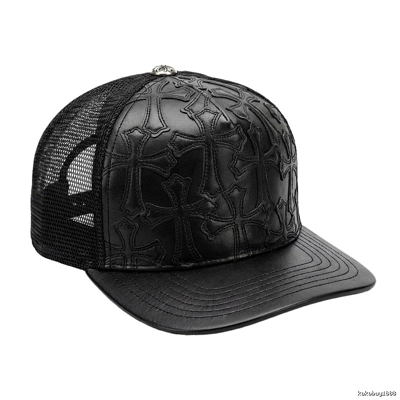 Chrome Hearts Cross Trendy Cool Black Hat