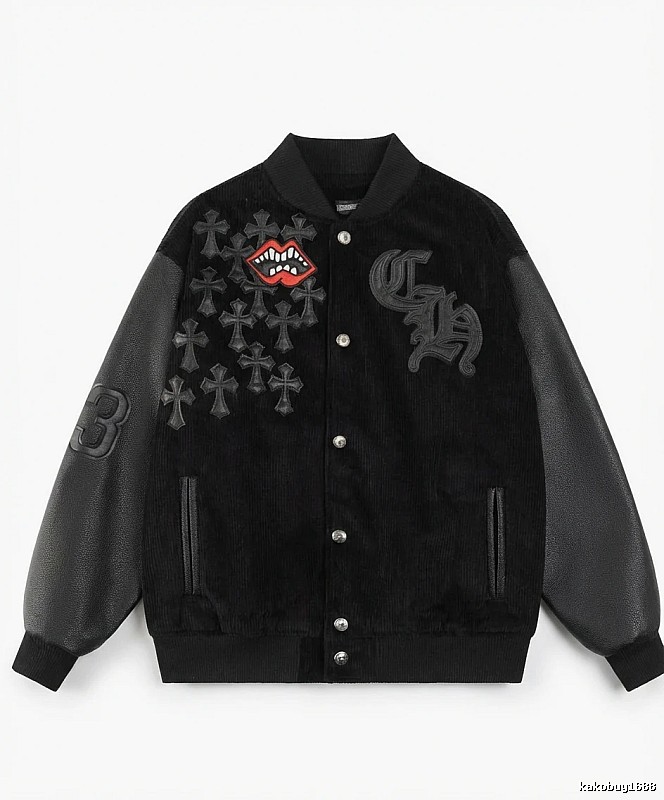 Chrome Hearts Retro Style Black Jacket