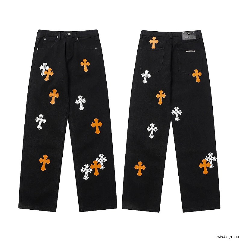 Chrome Hearts Sport Graphic jeans Light Denim Jeans for Collection Drops