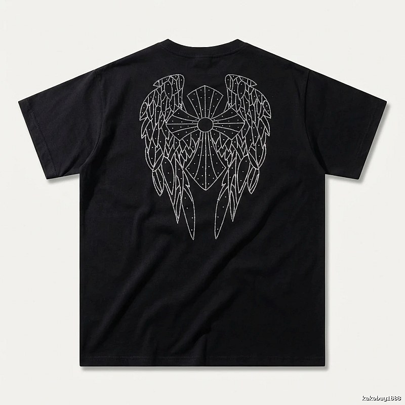 Chrome Hearts Wings Dark Style T-shirt