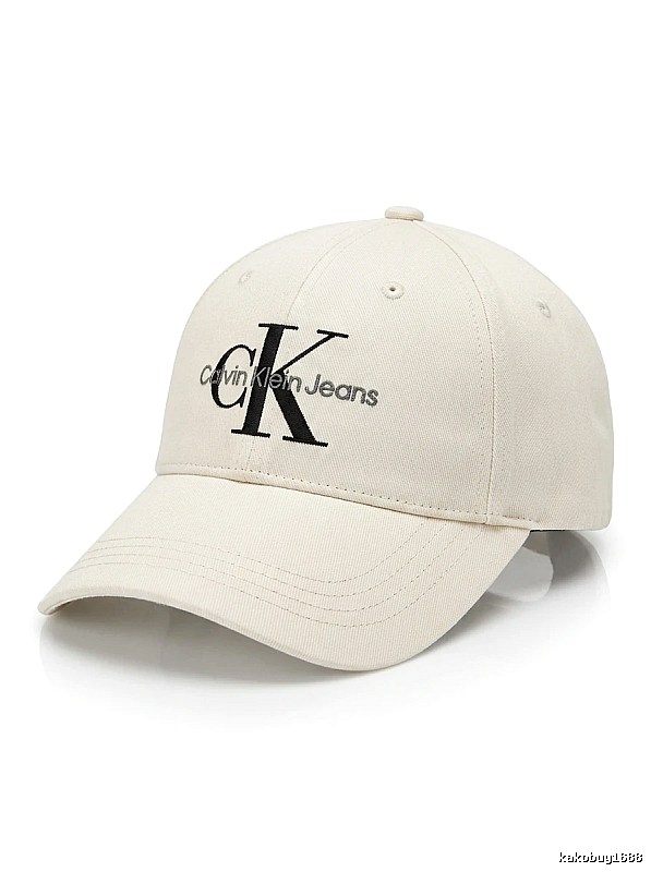 CK casual light beige baseball cap