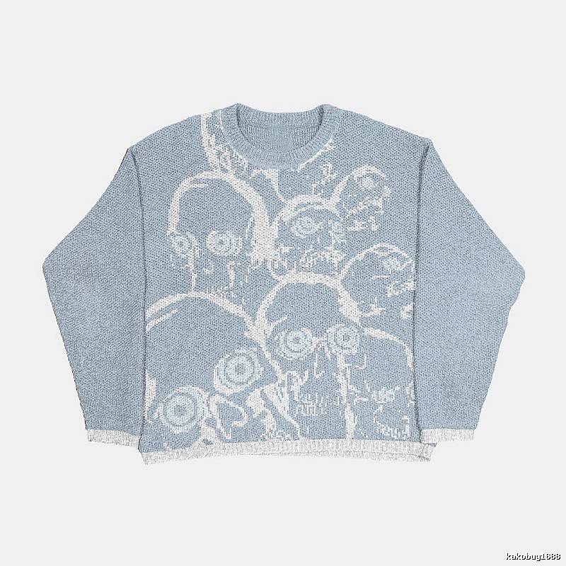 Classic Anime graphic sweater Black Knit Top with Travel-Friendly Style