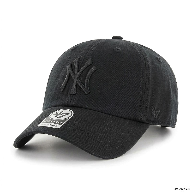 Classic black baseball cap of MLB
