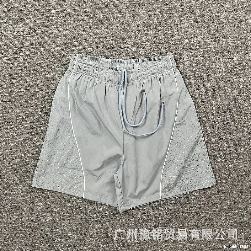 Corteiz Breathable Street Style Grey Sports Shorts