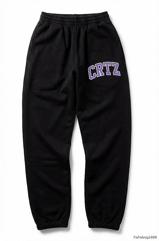 Corteiz CRTZ casual style black pants