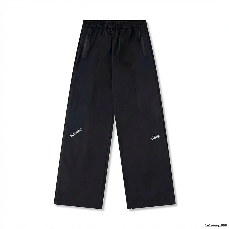 Corteiz Elite Series Trendy and Cool Style Black Long Pants