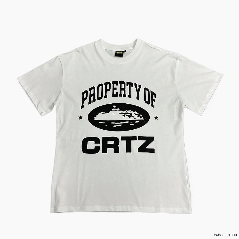 Corteiz letter - printed white T - shirt
