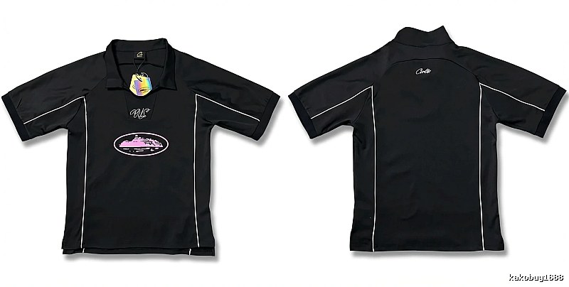 Corteiz sporty black short sleeves
