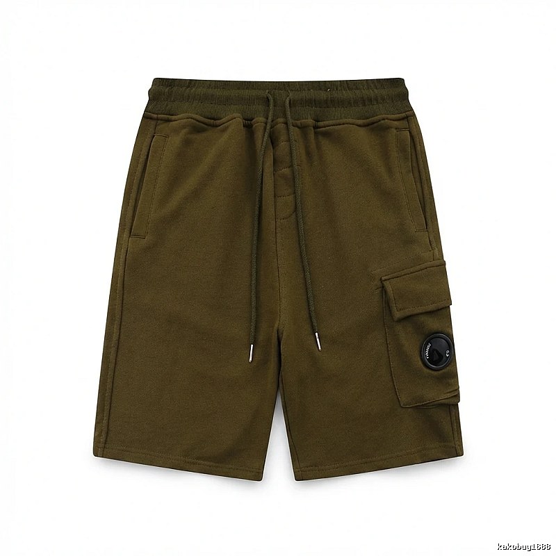 C.P. Company olive work-style shorts
