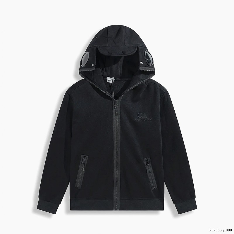 C.P. Functional Style Black Hoodie