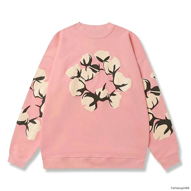 DENIM TEARS Pink Floral Sweatshirt