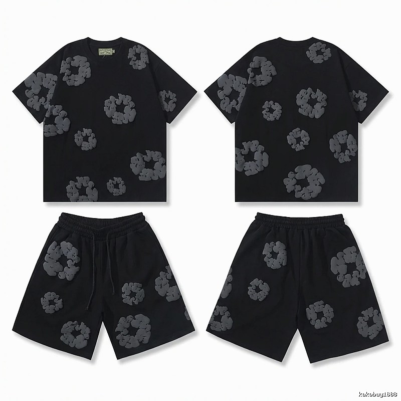 DENIM TEARS Printed Casual Black Suit