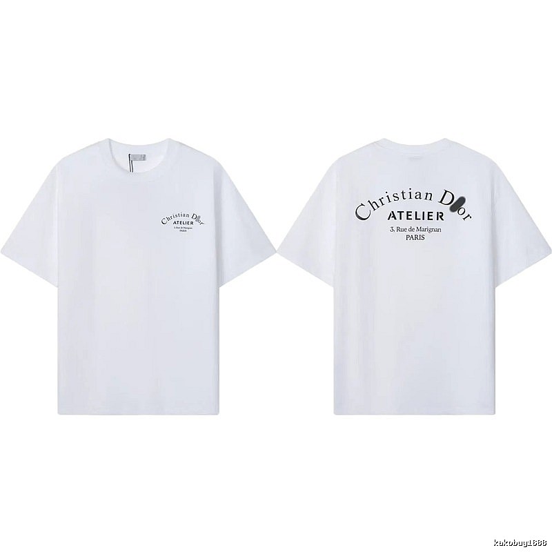 Dior Atelier Minimalist Style White T-Shirt