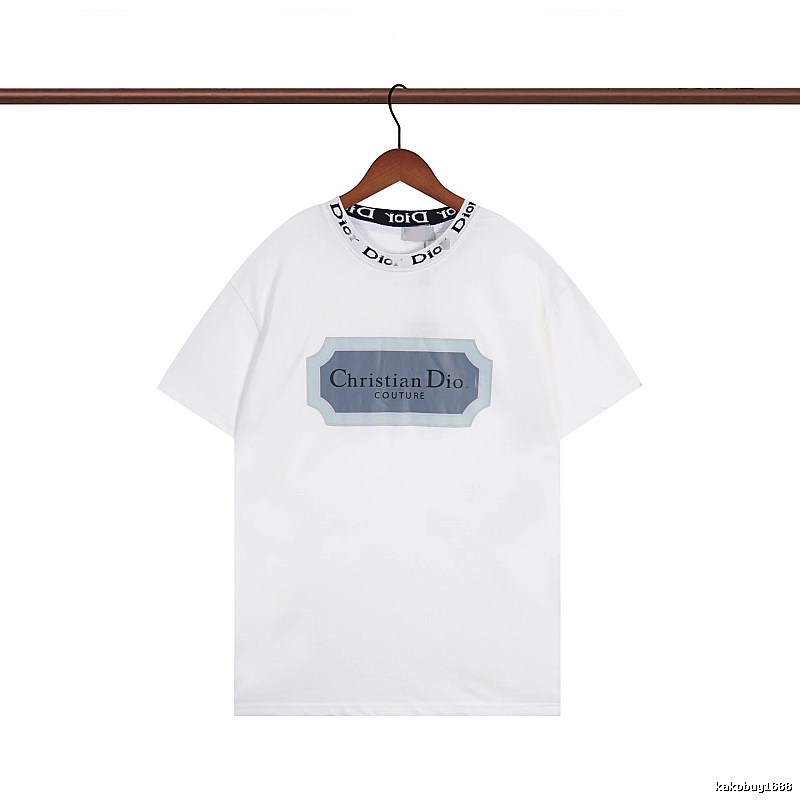 Dior Couture Minimalist Style White Short-sleeve T-shirt