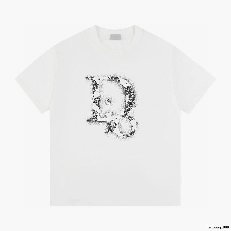 Dior Minimalist Monogram White Short-sleeved T-shirt
