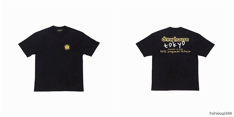 DrewHouse Tokyo Limited Street Style Black T-Shirt
