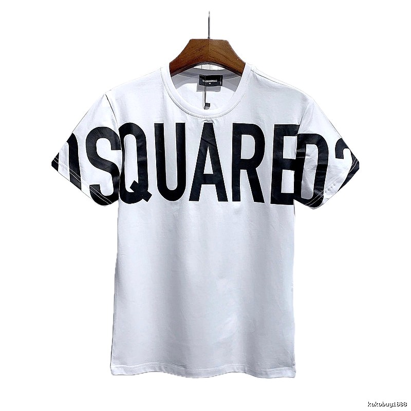 DSQUARED2 Lettering Street Style White T-shirt