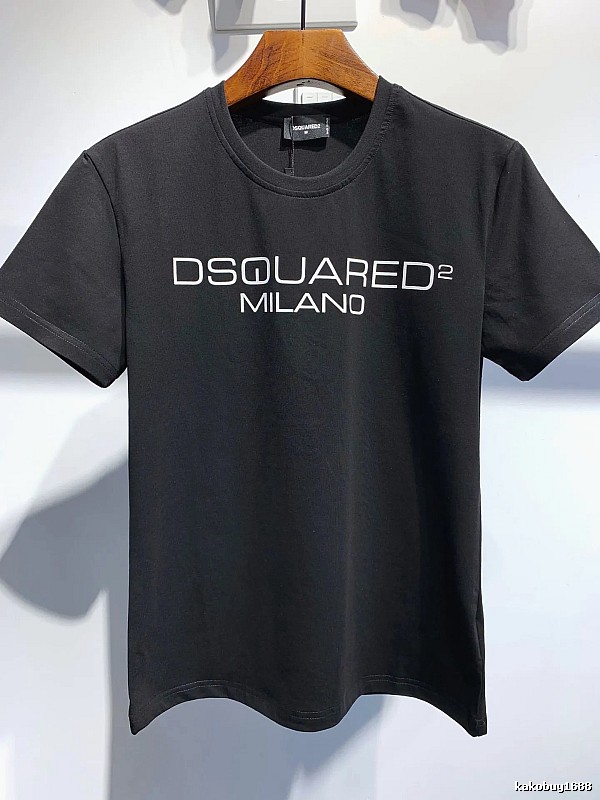 DSQUARED2 Milan Minimalist Style Black T-Shirt